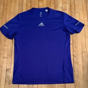 Adidas Men's purple Short Sleeve Tee